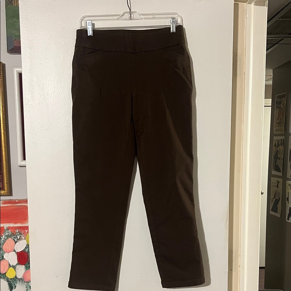 Croft & Barrow brown the effortless stretch pant